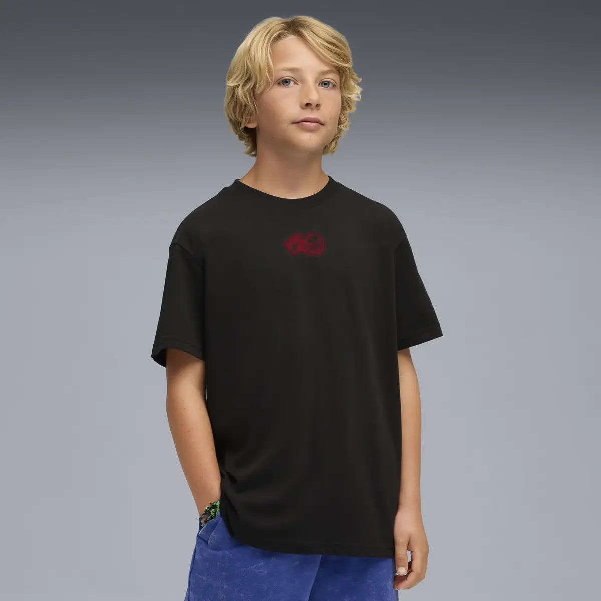 Puma X SONIC Graphic Tee Siyah Erkek T-Shirt & Polo