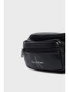 Calvin Klein BOLD LOGO WEBBING WA, UB1 Siyah Erkek Çanta
