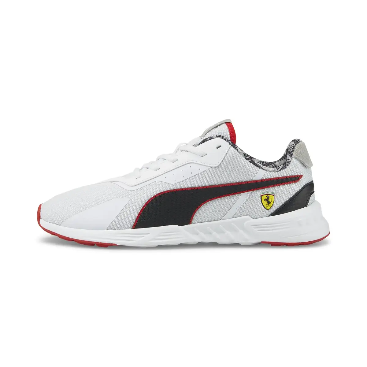 Puma Ferrari Tiburion Siyah - Beyaz Erkek Günlük Spor Ayakkabı