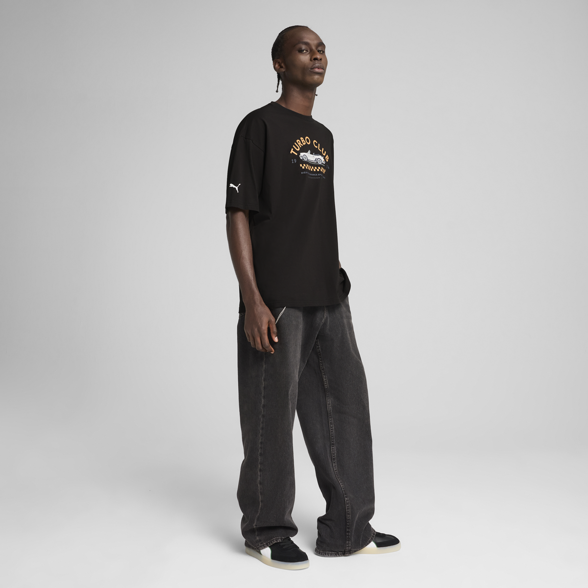 Puma PL Graphic Tee 2 Siyah Erkek T-Shirt