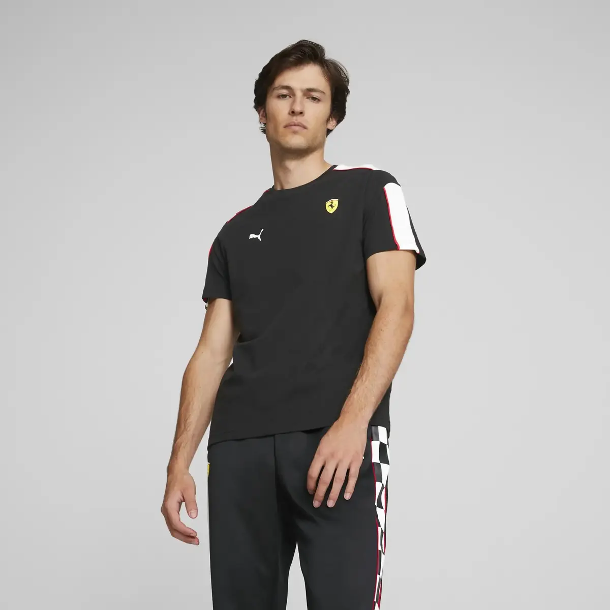 Puma Ferrari Race Mt7 Tee Siyah Erkek T-Shirt