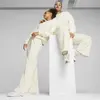 Puma CLASSICS Relaxed Sweatpants Beyaz Kadın Eşofman Altı