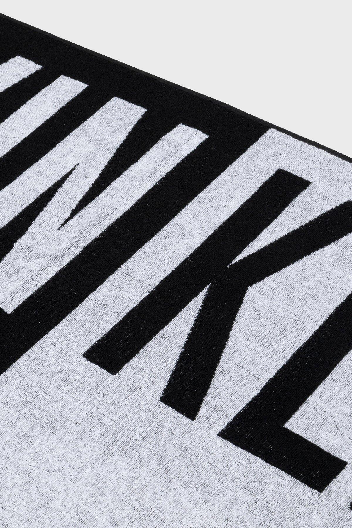 Calvin Klein TOWEL- BLOCK Siyah Unisex Plaj Havlusu