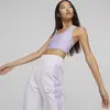 Puma T7 Crop Top Mor Kadın T-Shirt