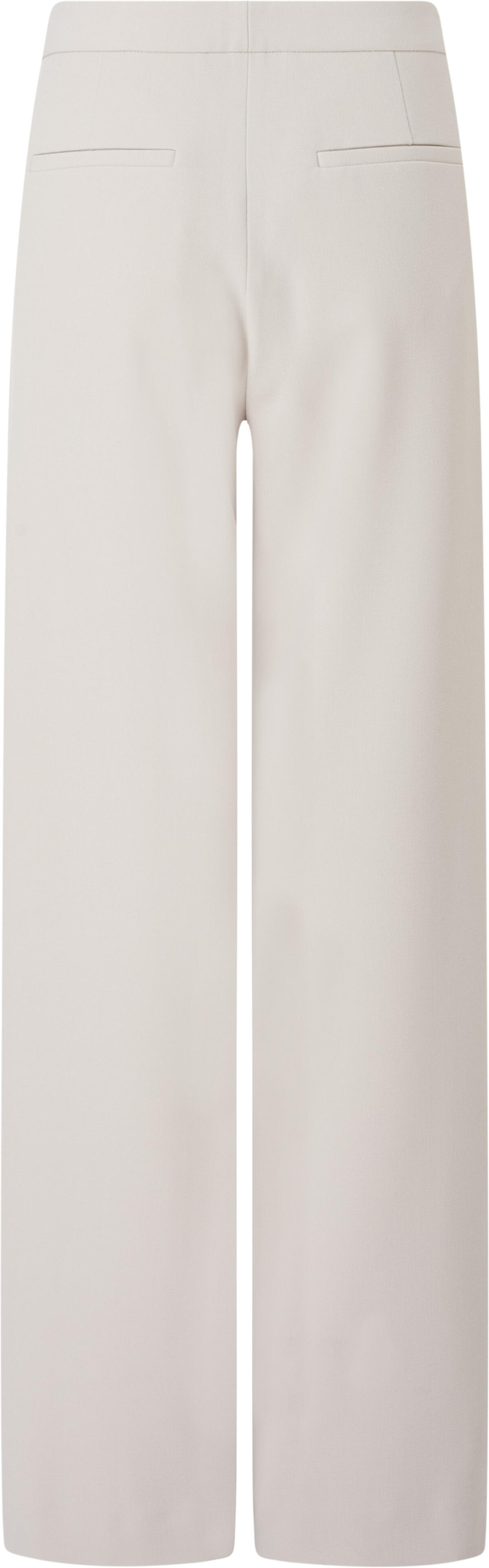 Calvin Klein VISCOSE CREPE WIDE L Kadın Krem Geniş Paça Pantolon