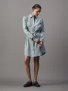 Calvin Klein LYOCELL SHIRT DRESS, PC2 Yeşil Kadın Elbise-Etek