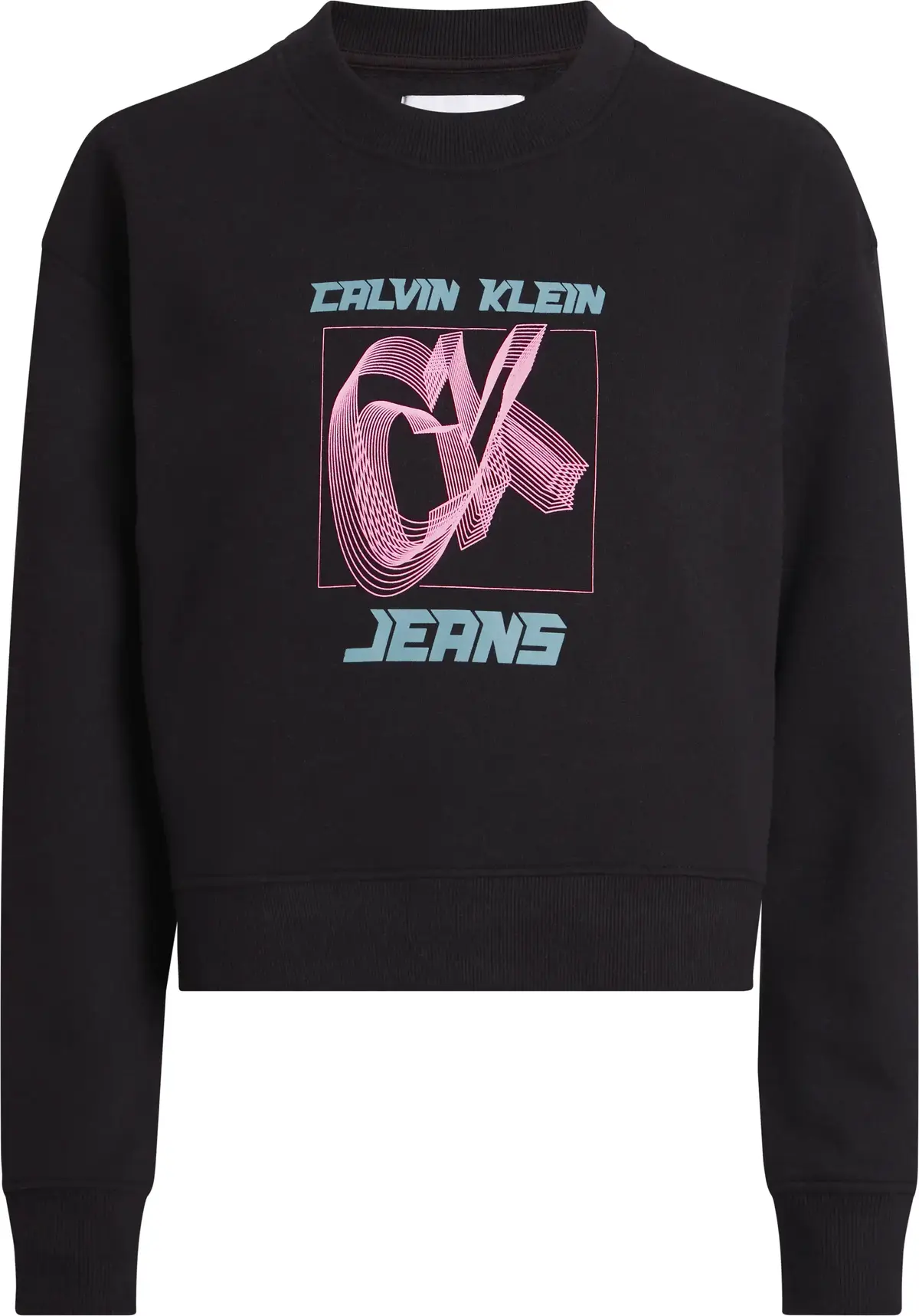 Calvin Klein HYPER REAL CK SWEATS Kadın Siyah Sweatshirt
