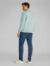 Calvin Klein MICRO LOGO REPREVE Mavi Erkek Sweatshirt