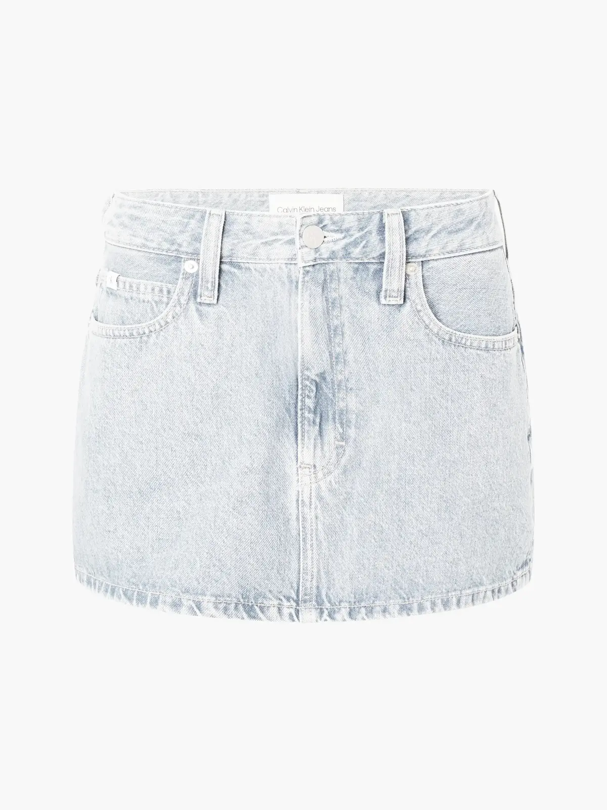 Calvin Klein HIGH RISE A-LINE MIN Kadın Mavi Etek