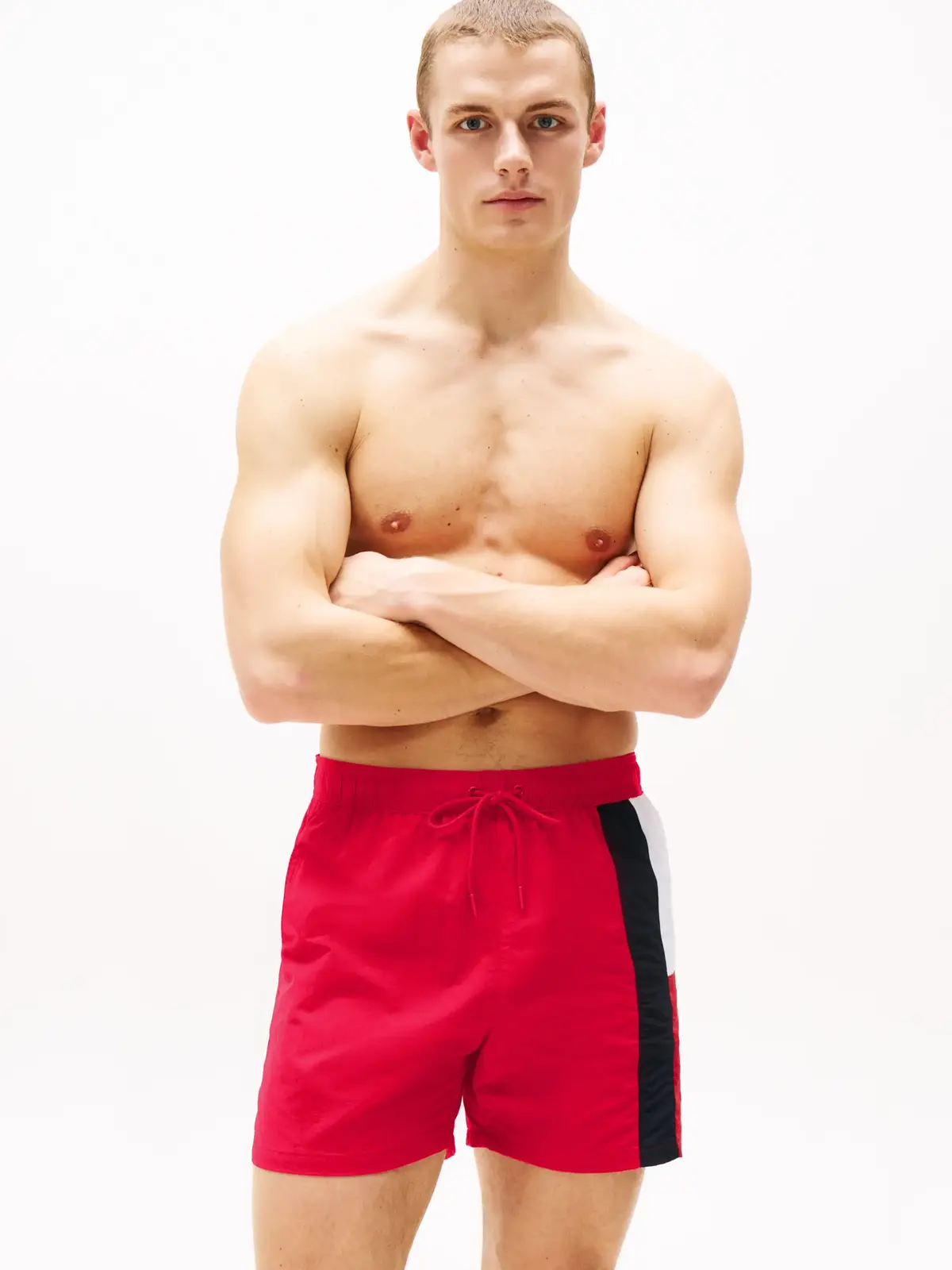 Tommy Hilfiger SF MEDIUM DRAWSTRING, XLD Kırmızı Erkek Mayo