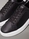 Calvin Klein LOW TOP LACE UP LTH, BEH Siyah Erkek Günlük Spor Ayakkabı