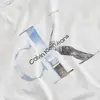 Calvin Klein PHOTO MONOGRAM TEE, YAF Beyaz Erkek T-Shirt & Polo