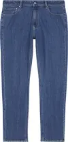 Calvin Klein TAPERED FIT MID BLUE, 1A7 Mavi Erkek Jean Pantolon