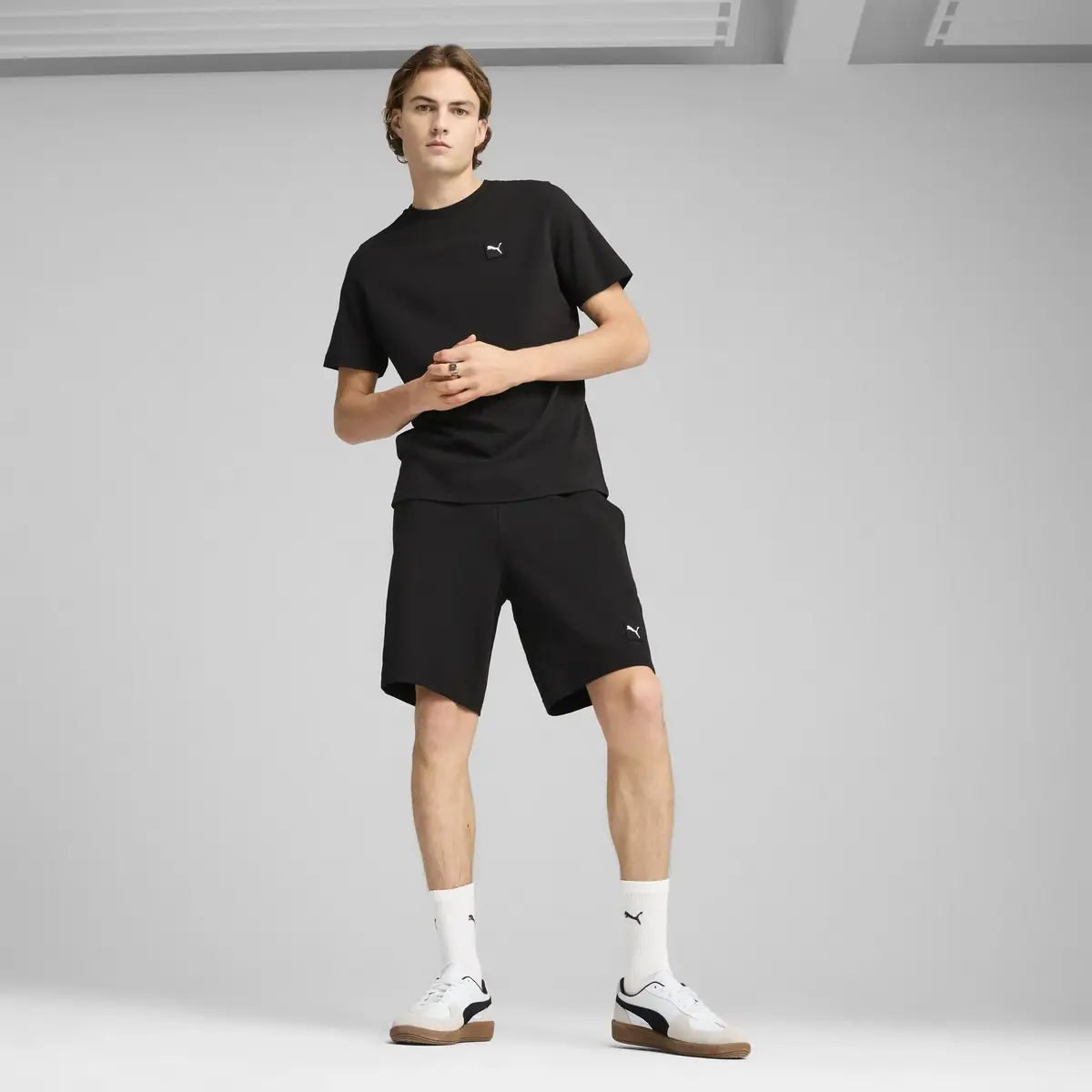 PUMA ESS ELEVATED Shorts 9" TR Siyah Erkek Şort