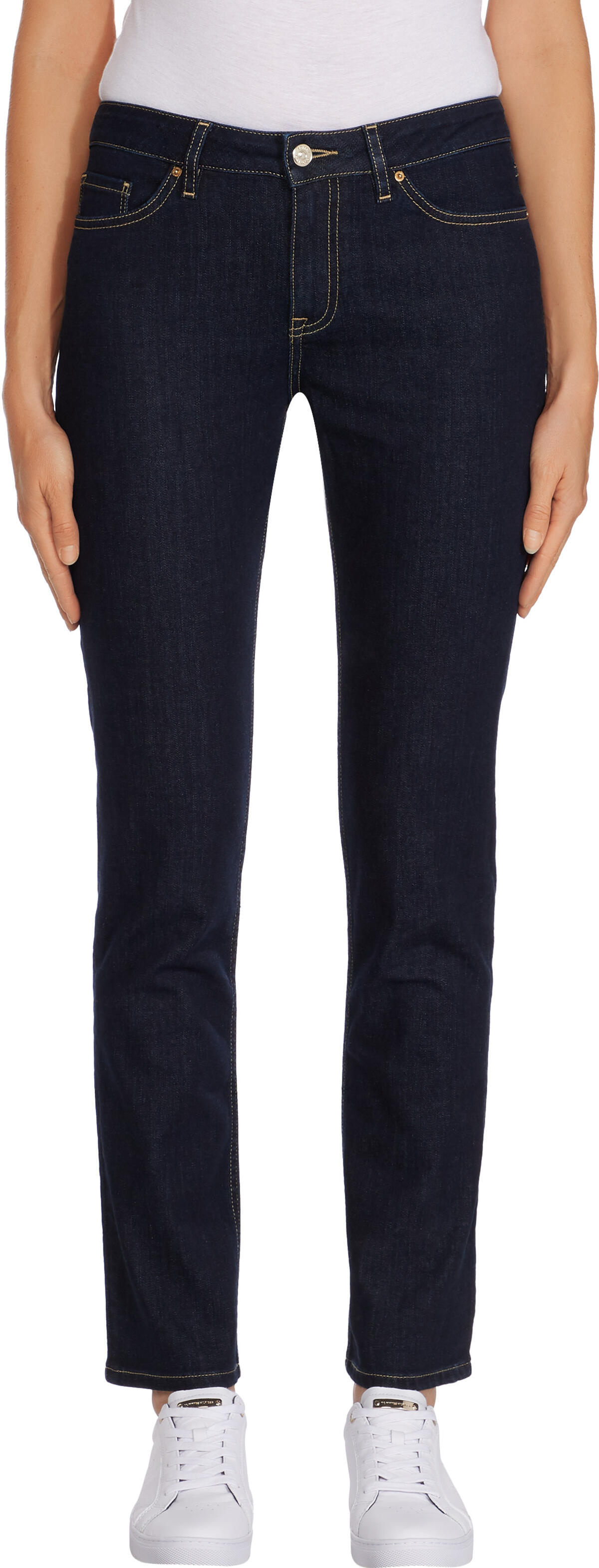 Tommy Hilfiger HERITAGE ROME STRAIG Kadın Lacivert Kot Pantolon