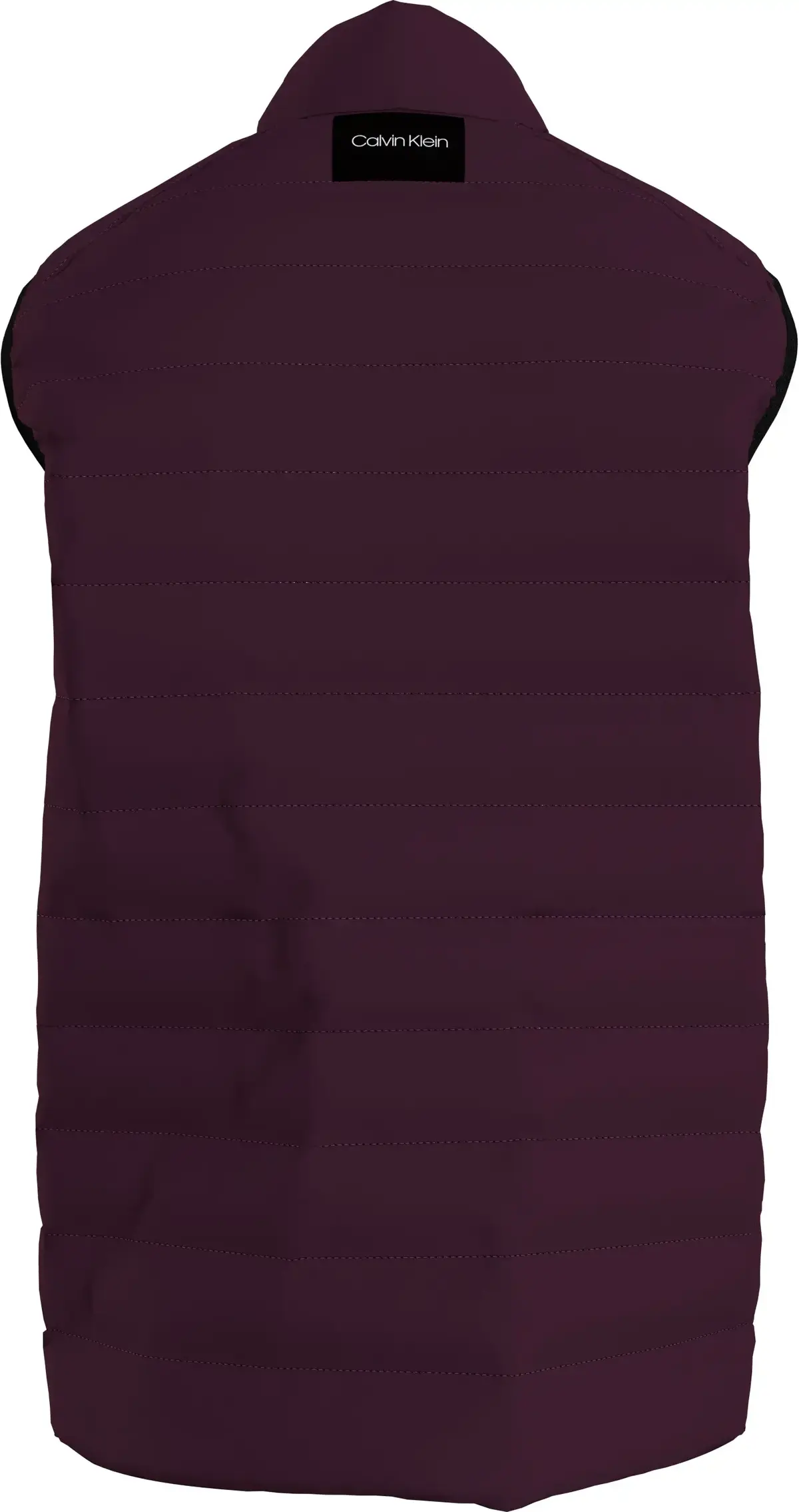 Calvin Klein RECYCLED SIDE LOGO V Erkek Bordo Yelek