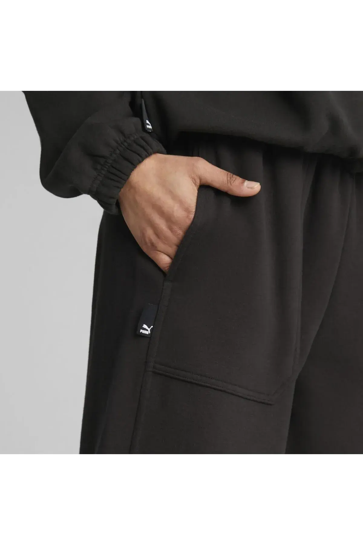 Puma DOWNTOWN Sweatpants TR Siyah Kadın Eşofman Altı