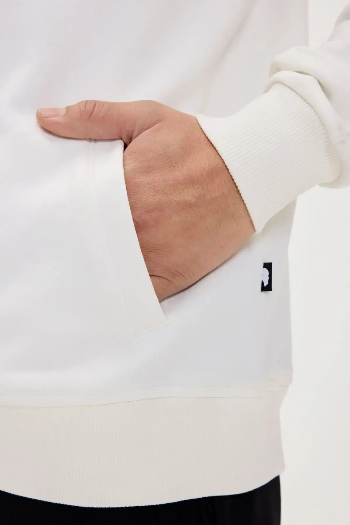 BAD BEAR RUNWAY CREWNECK Erkek Beyaz Sweatshirt