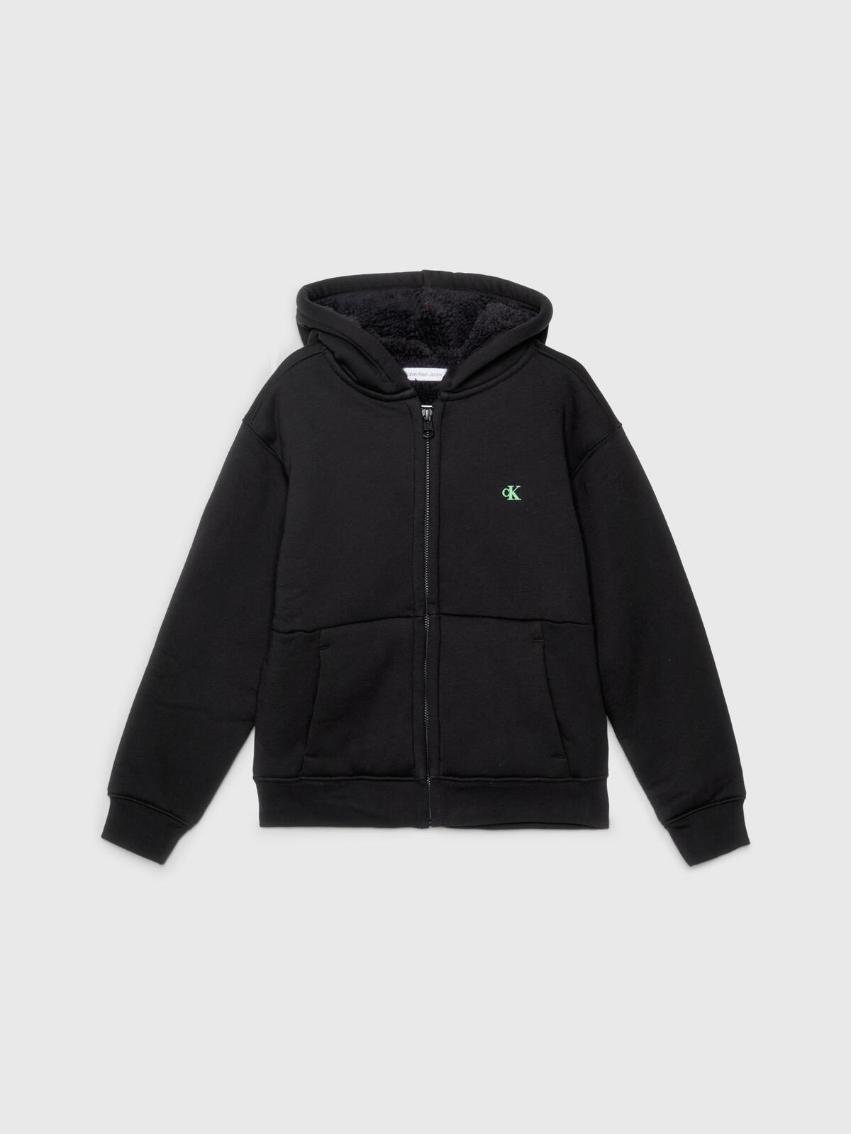 Calvin Klein GLOW IN A DARK TEDDY Erkek Siyah Kazak