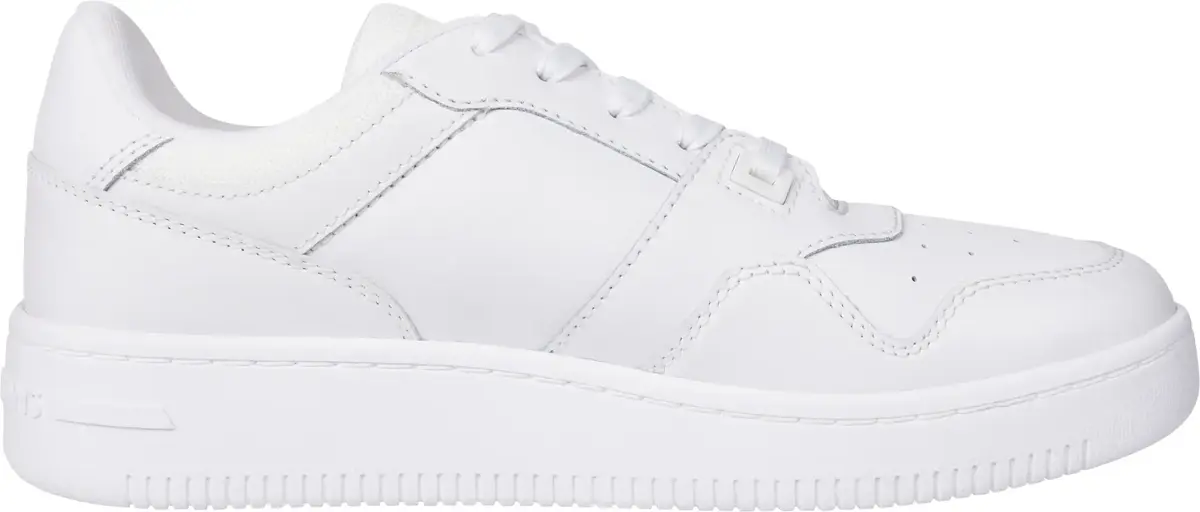Tommy Hilfiger TJW RETRO BASKET ESS, YBS Beyaz Kadın Spor Ayakkabı & Sneaker