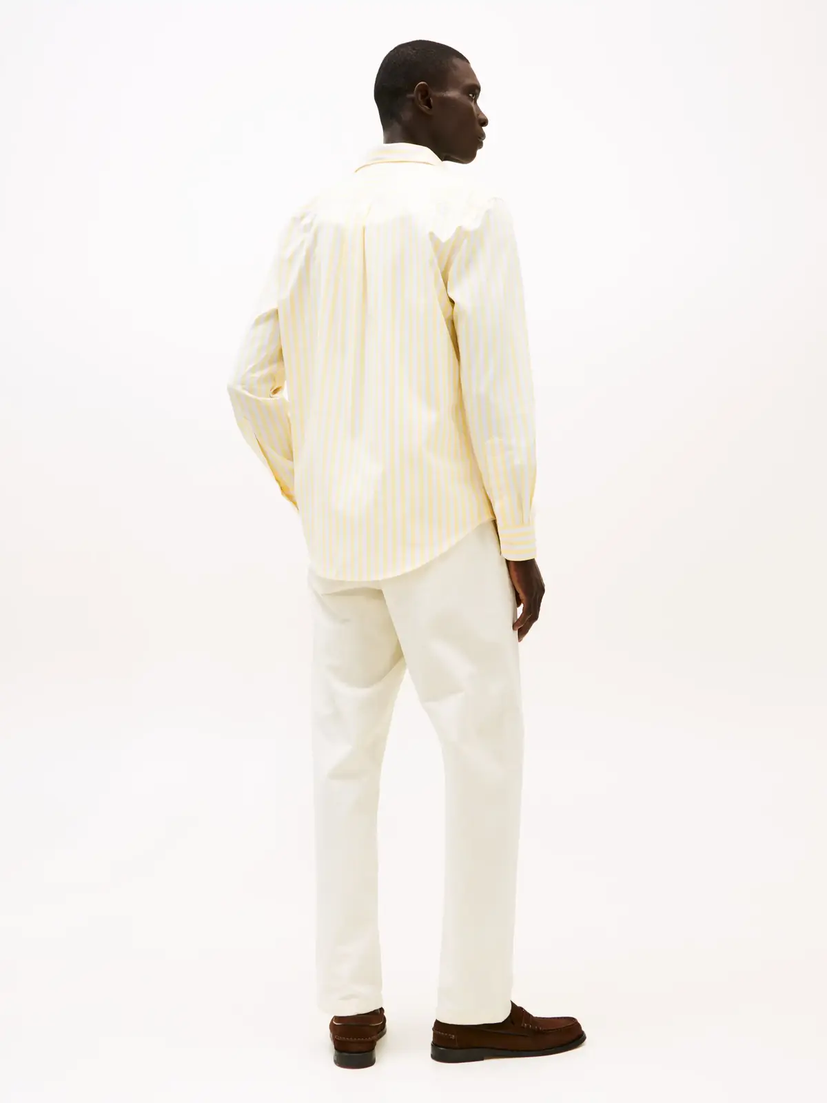 Tommy Hilfiger FLEX POPLIN BOLD STR, 0FP Sarı Erkek Gömlek