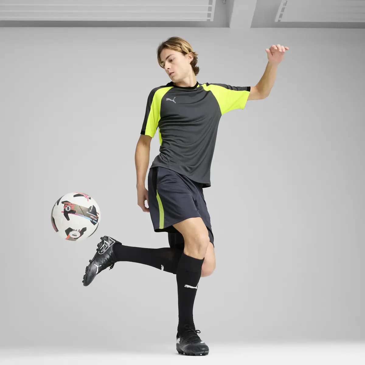Puma IndividualLIGA Jersey Gri Erkek Forma