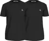 Calvin Klein 2 PACK MONOLOGO T-SH, 0GO Siyah Erkek T-Shirt & Polo
