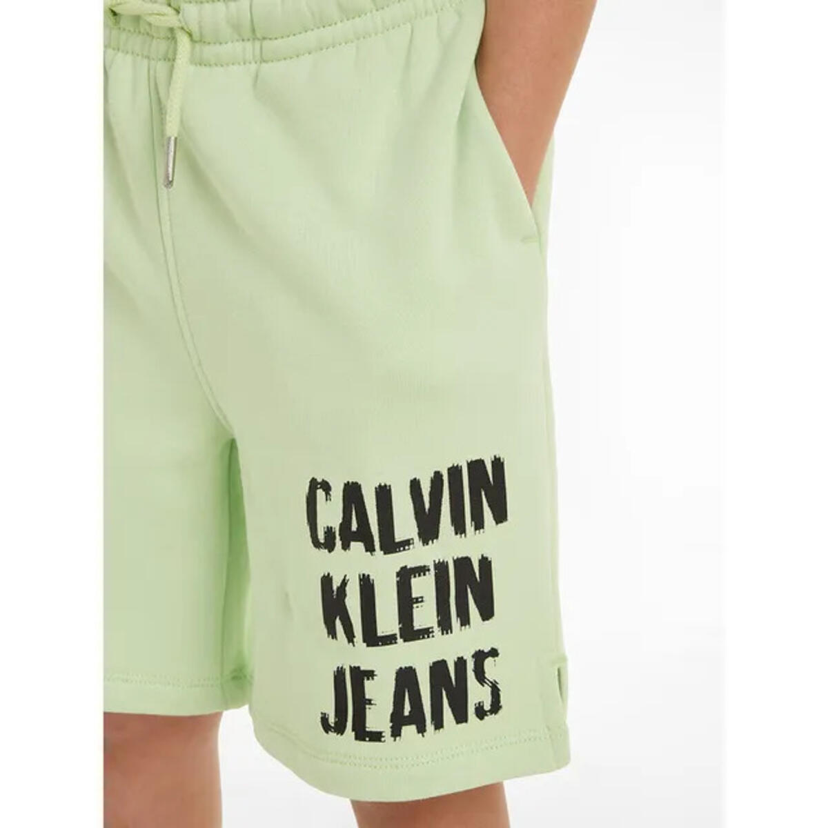 Calvin Klein PIXEL LOGO RELAXED S, LT6 Çocuk Yeşil Şort