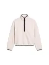 Calvin Klein SHERPA 1/4 ZIP CONTR, YAS Bej Kadın Sweatshirt