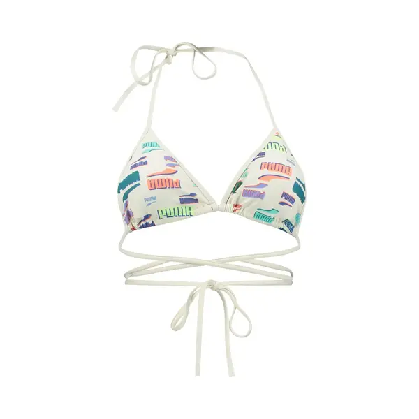 Puma White Combo Beyaz Kadın Bikini Üstü
