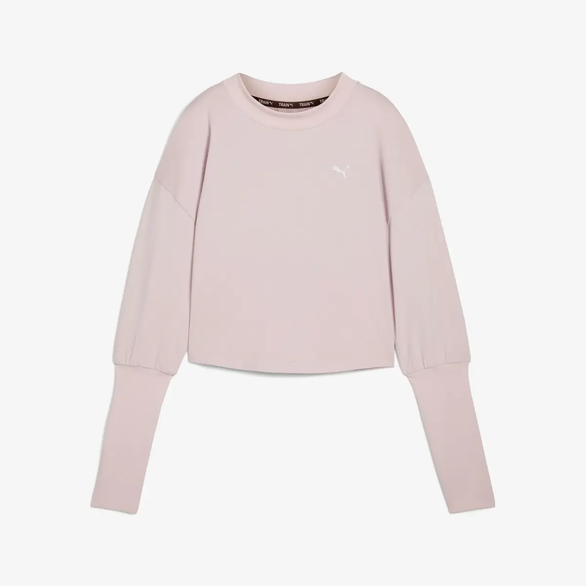 Puma STUDIO CLOUDSPUN CREW Pembe Kadın Sweatshirt
