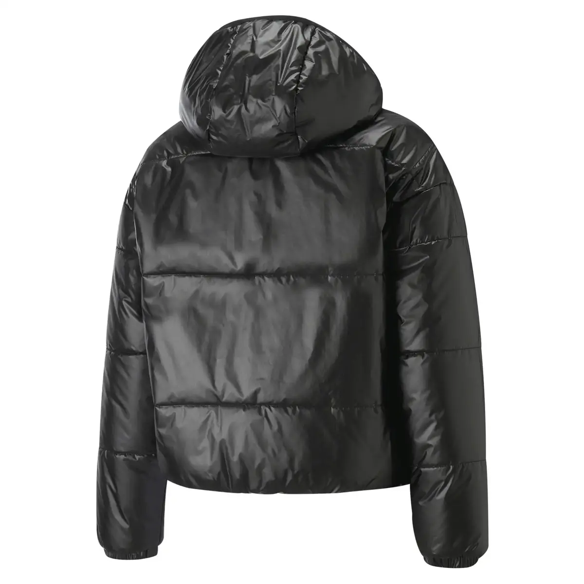 Puma Classics Shiny Padded Jacket Siyah Parlak Kadın Kapüşonlu Şişme Mont
