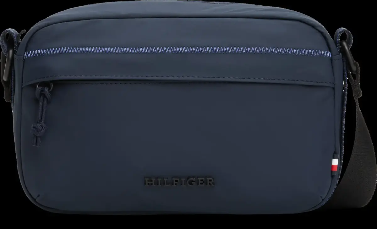 Tommy Hilfiger TH COLOUR EW REPORTE, DW6 Siyah Erkek Çanta