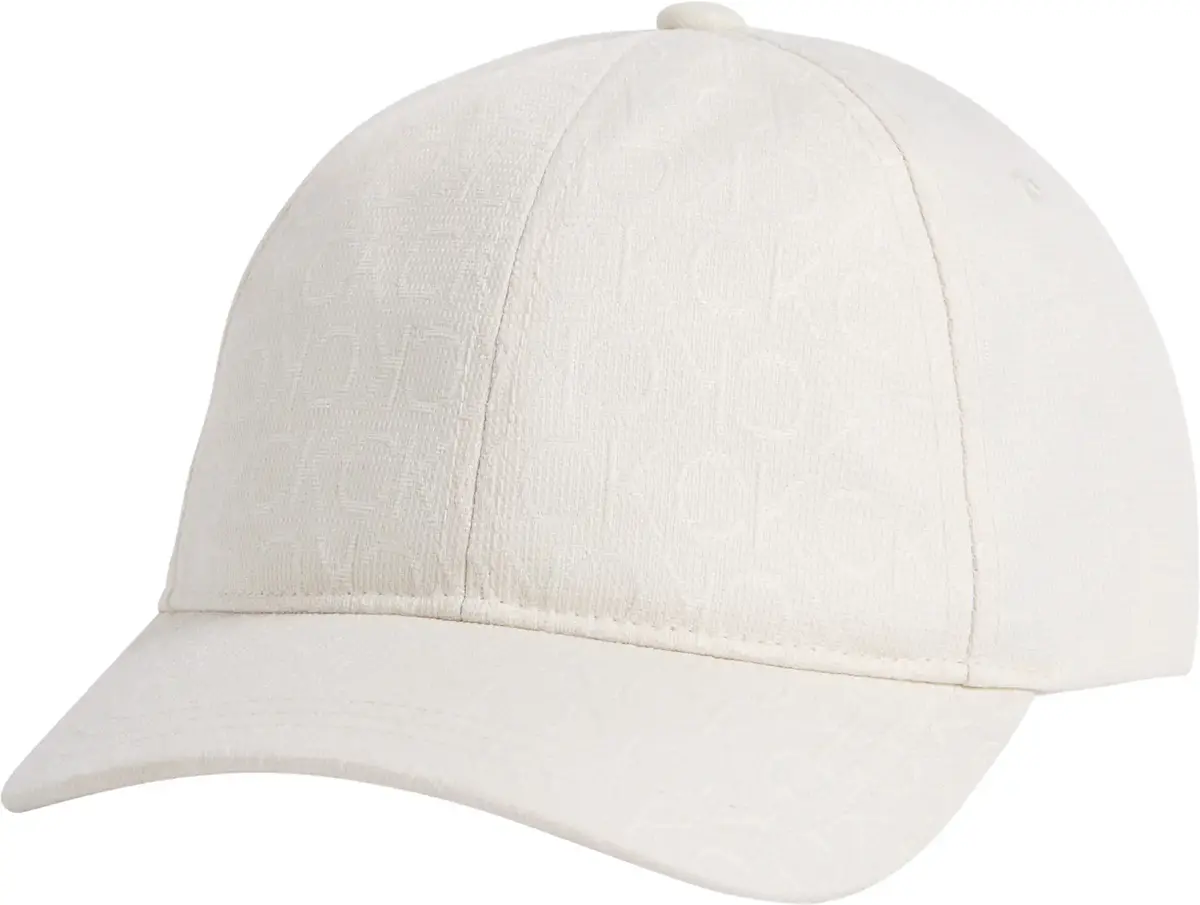 Calvin Klein MONOGRAM JACQUARD CA, YAO Krem Kadın Şapka
