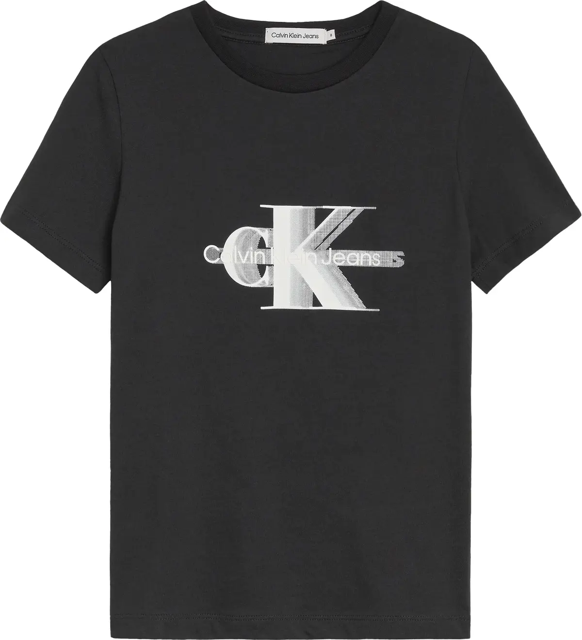 Calvin Klein PERFORATED GLOW MONO Erkek Siyah T-Shirt