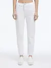 Calvin Klein MR SLIM ANKLE WHITE, 1AJ Beyaz Kadın Jean Pantolon