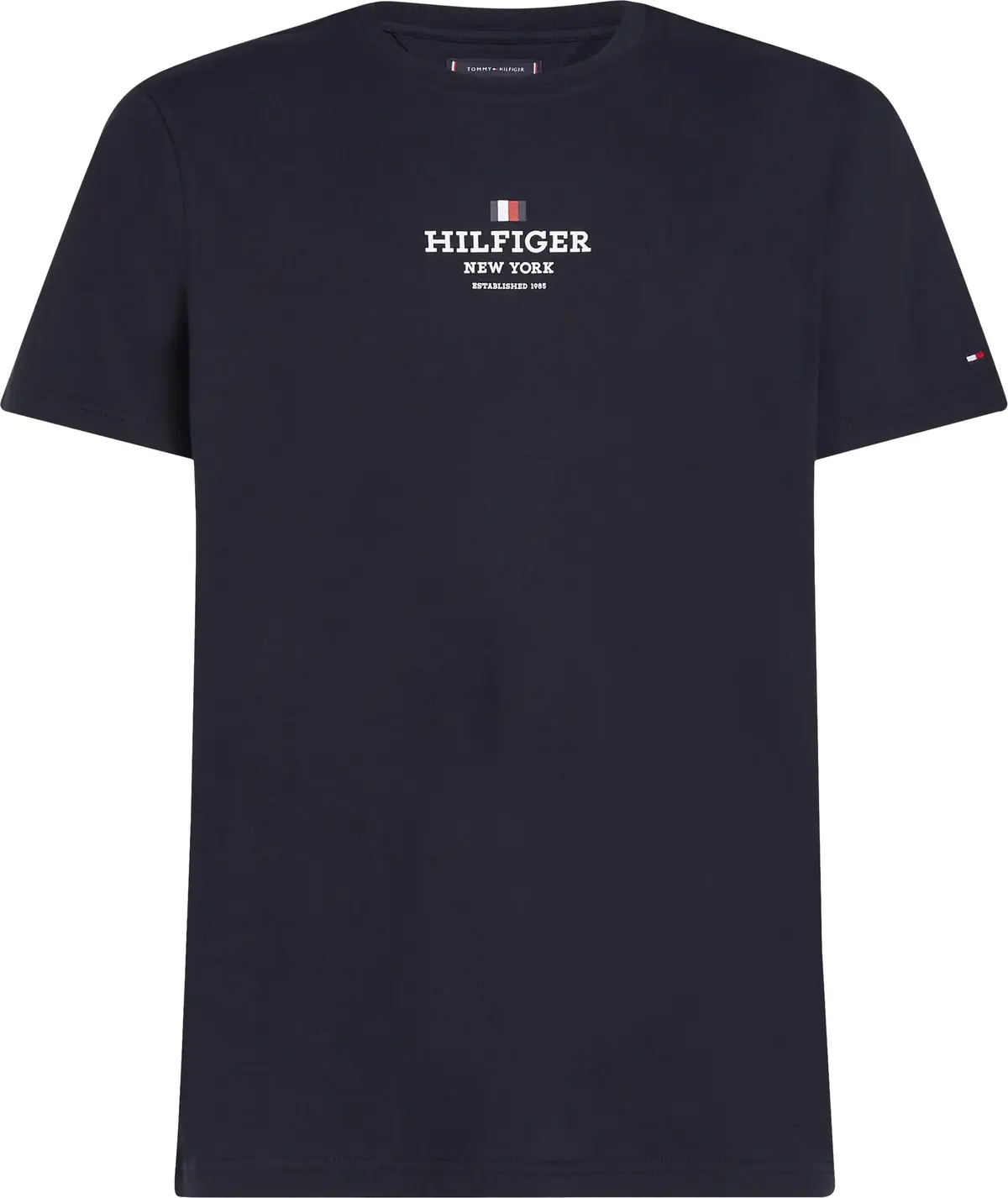 Tommy Hilfiger ESSENTIALS LOW INT T Erkek Siyah T-Shirt