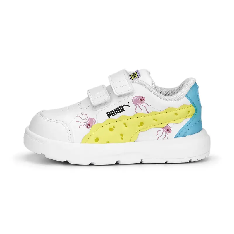 Puma Evolve Court Spongebob V Inf Beyaz Unisex Günlük Spor Ayakkabı