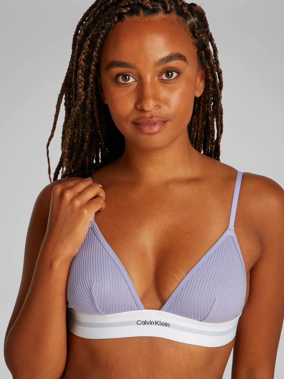 Calvin Klein UNLINED TRIANGLE, WBN Mor Kadın Sütyen & Bralet