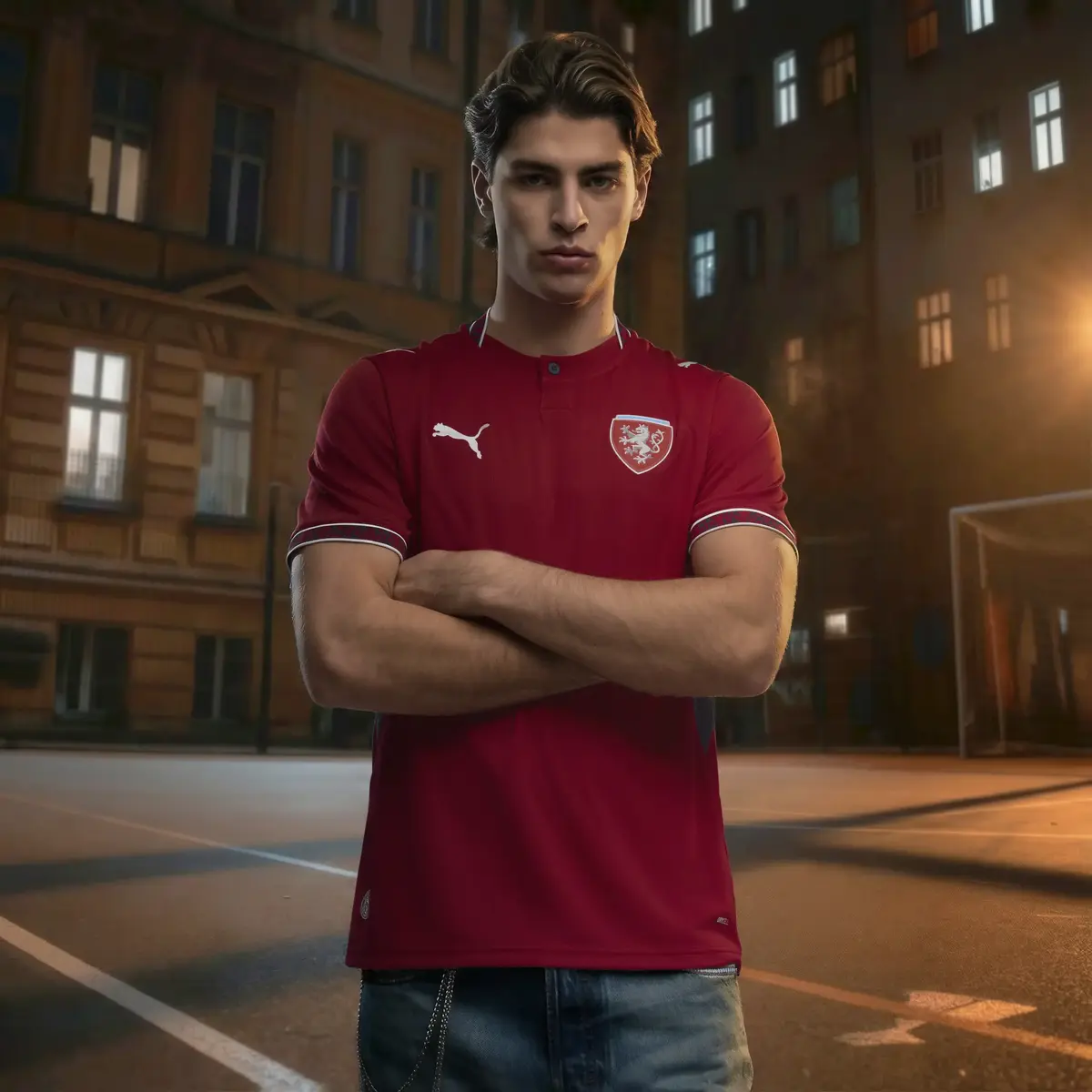 Puma FACR Home Jersey Replica Kırmızı Erkek Forma