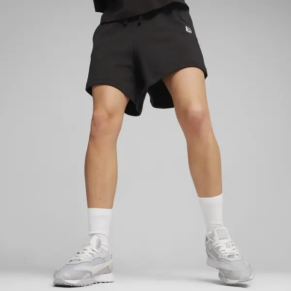 Puma DOWNTOWN High Waist Shorts Siyah Kadın Şort