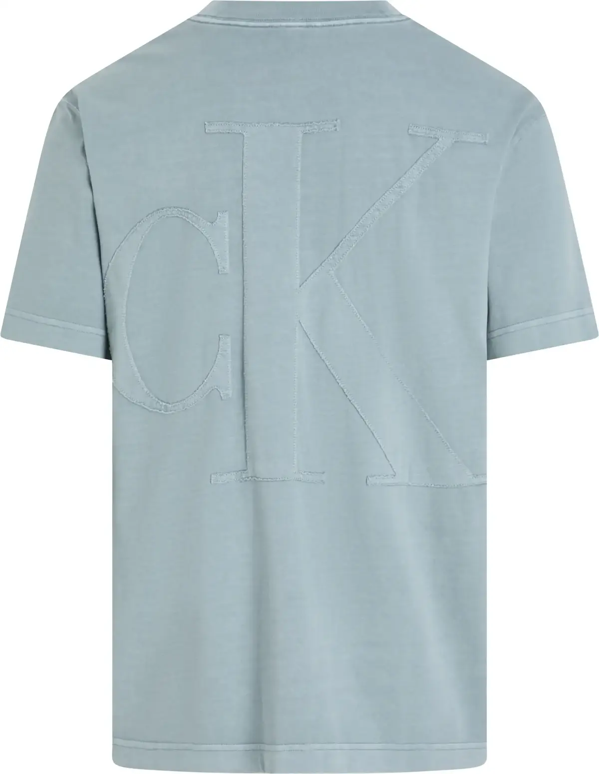 Calvin Klein BOLD WASHED CK APPLI, CKM Yeşil Erkek T-Shirt & Polo