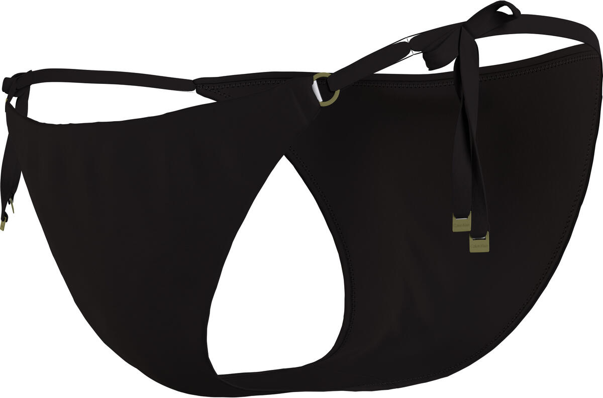 Calvin Klein STRING SIDE TIE Kadın Siyah Bikini Altı