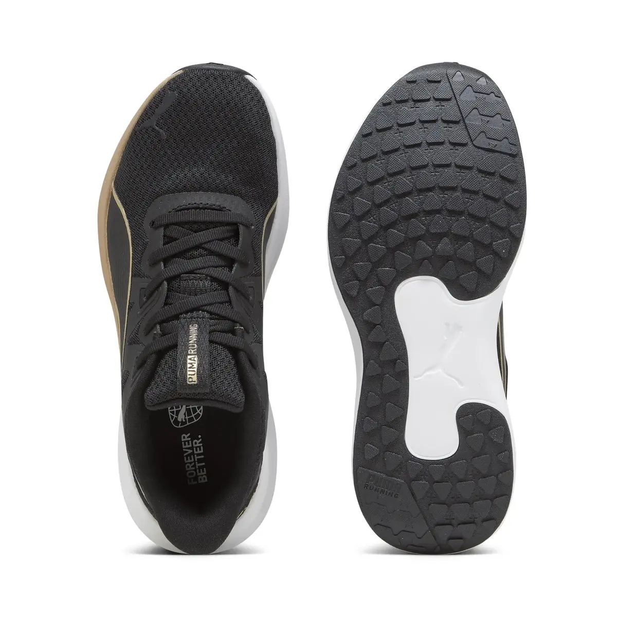Puma Reflect Lite Molten Metal Siyah Kadın Günlük Spor Ayakkabı