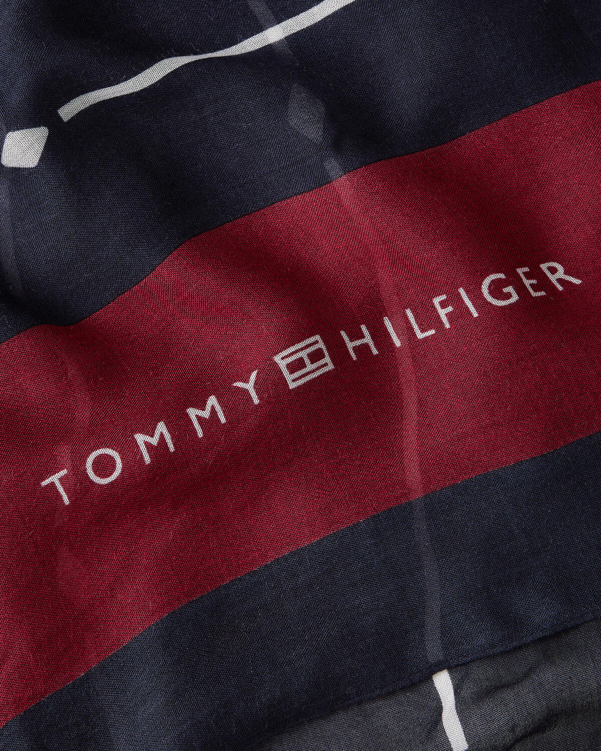 Tommy Hilfiger ESSENTIAL FLAG MODAL Kadın Kırmızı Atkı