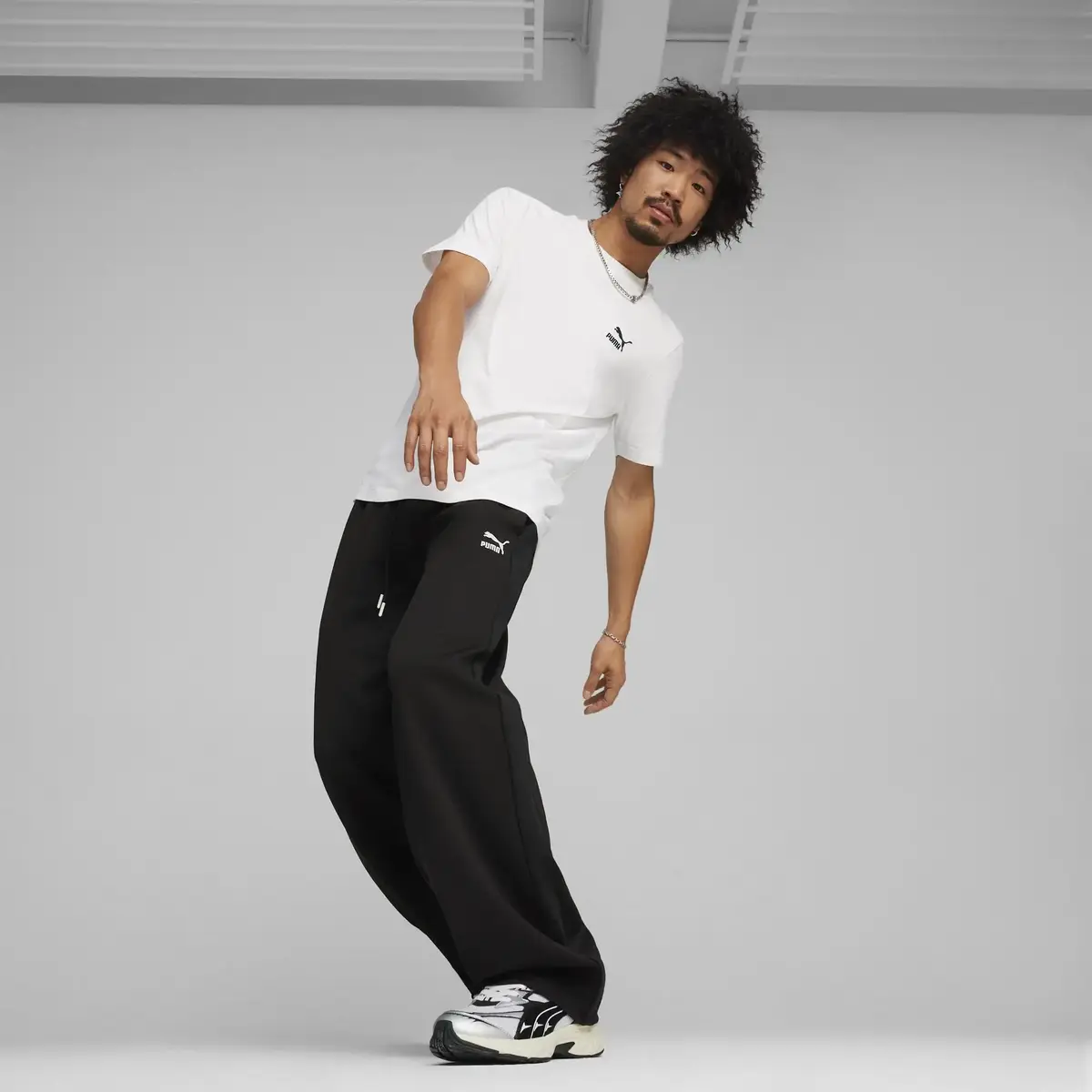 PUMA T7 Straight Track Pants Siyah Erkek Eşofman Altı