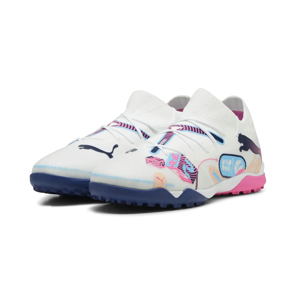 Puma FUTURE 7 MATCH VOL. UP TT Beyaz Unisex Halı Saha Ayakkabısı