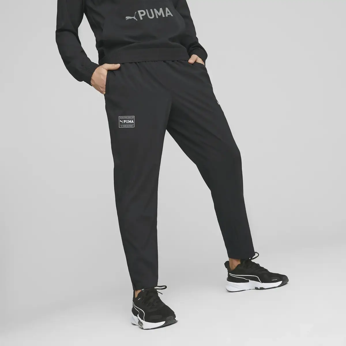 Puma Fit Woven Jogger Siyah Erkek/Unisex Spor / Performans Eşofman Altı