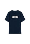 Puma ESS Logo Tee b Lacivert Çocuk T-Shirt