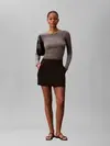INTERLOCK MINI SKIRT, UB1, XS